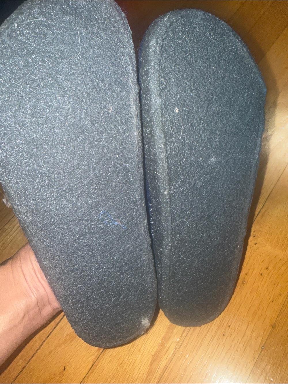 Birkenstock Zermatt Navy Wool Slip-On Slippers - Picture 4 of 4
